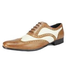 chaussures bicolores homme